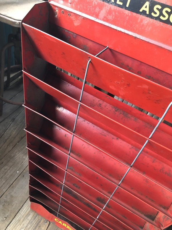画像15: 40s Vintage Carter Carburetor Genuine Parts Hanging Store Display Cabinet Rack (A579) 