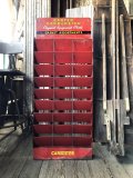 40s Vintage Carter Carburetor Genuine Parts Hanging Store Display Cabinet Rack (A579) 
