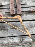 Vintage USA Advertising Wood Hanger IS.KOWALSKI Inc. (A589)