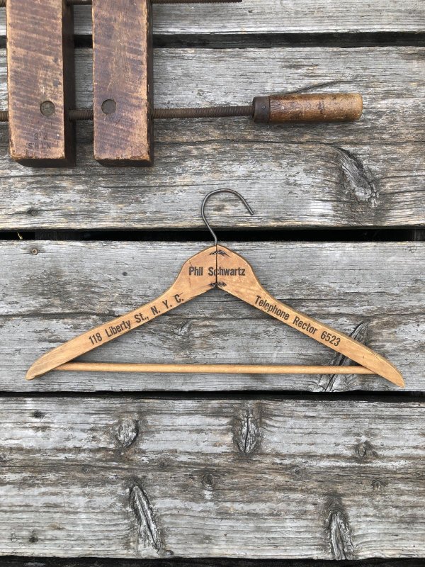 画像5: Vintage USA Advertising Wood Hanger Phil Schwartz (A583)