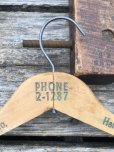 画像2: Vintage USA Advertising Wood Hanger The Eagle Dye Works (A588) (2)