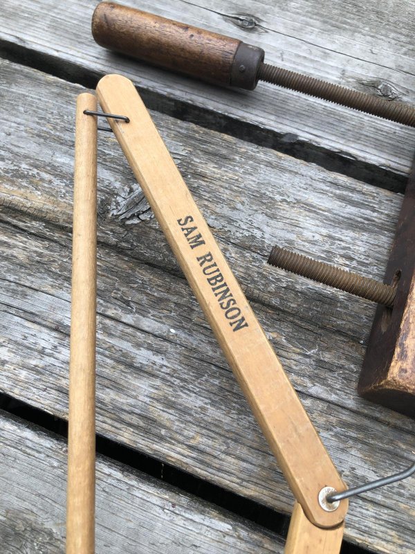 画像4: Vintage USA Advertising Wood Hanger SAM RUBINSON (A594)