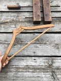 Vintage USA Advertising Wood Hanger C.D.Paine & Son (A593)