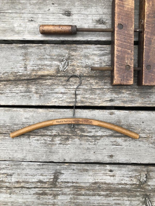 画像5: Vintage USA Advertising Wood Hanger Dillard & Floyd Inc (A595)