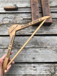 画像1: Vintage USA Advertising Wood Hanger HAMBURGER & SON (A582) (1)