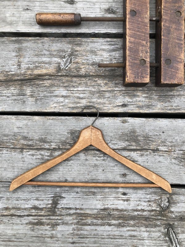 画像6: Vintage USA Advertising Wood Hanger HARTNEY'S STYLE SHOP (A584)