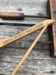 画像3: Vintage USA Advertising Wood Hanger SILVA & MARTIN (A585) (3)