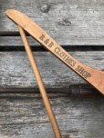 画像4: Vintage USA Advertising Wood Hanger B&B CLOTHES SHOP (A580) (4)