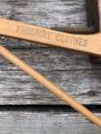画像4: Vintage USA Advertising Wood Hanger KINGSBURY CLOTHES (A592) (4)