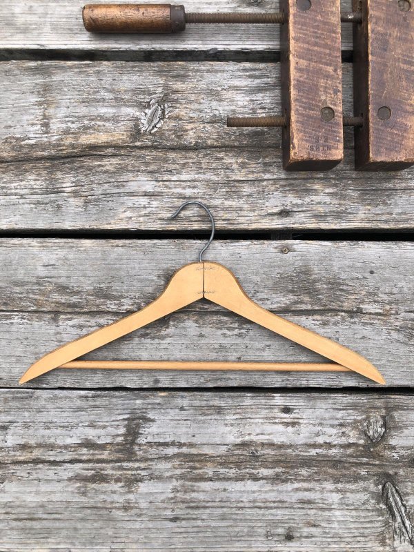 画像6: Vintage USA Advertising Wood Hanger KINGSBURY CLOTHES (A592)