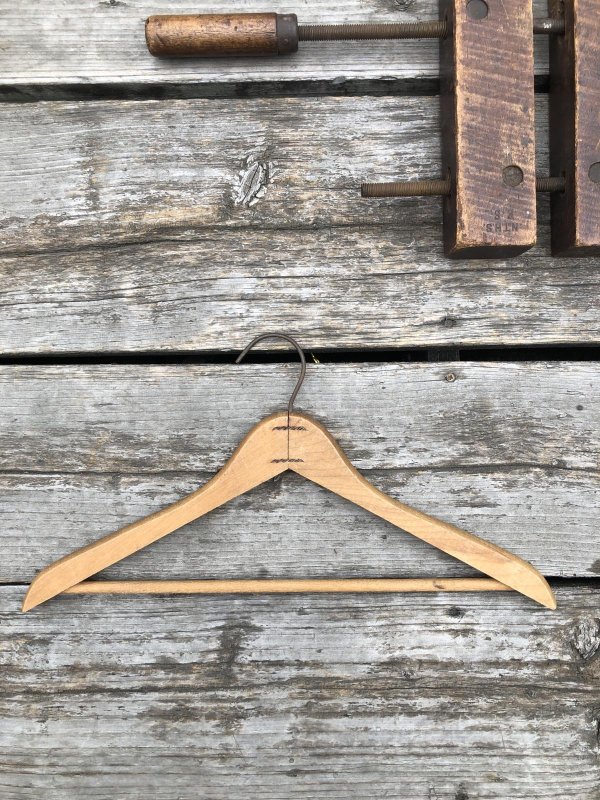 画像6: Vintage USA Advertising Wood Hanger SILVA & MARTIN (A585)