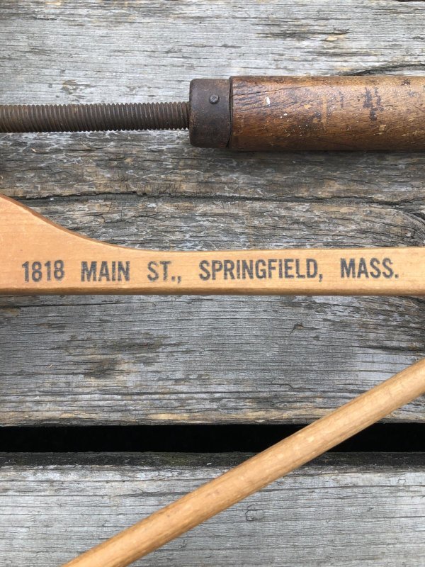 画像3: Vintage USA Advertising Wood Hanger IS.KOWALSKI Inc. (A589)