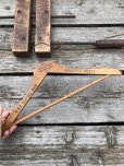 画像2: Vintage USA Advertising Wood Hanger B&B CLOTHES SHOP (A580) (2)