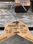 画像2: Vintage USA Advertising Wood Hanger FOREMAN & CLARK (A591) (2)
