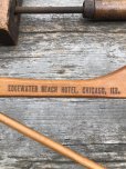 画像4: Vintage USA Advertising Wood Hanger EDGEWATER BEACH HOTEL (A590) (4)