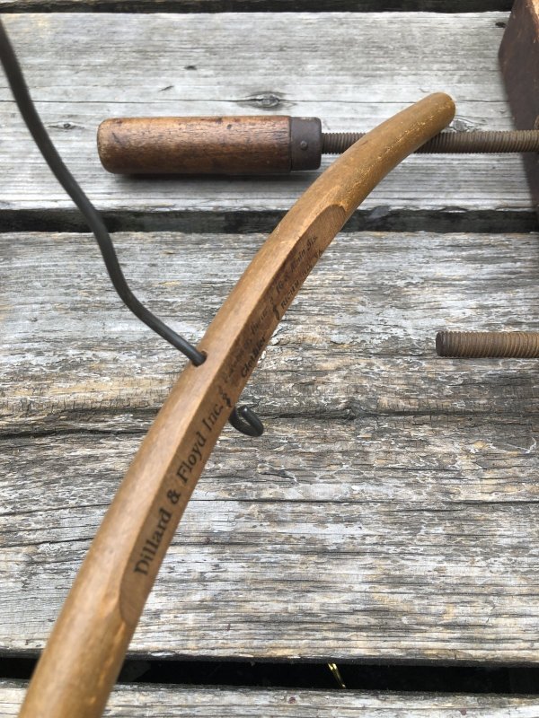 画像2: Vintage USA Advertising Wood Hanger Dillard & Floyd Inc (A595)
