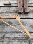 画像1: Vintage USA Advertising Wood Hanger FOREMAN & CLARK (A591) (1)
