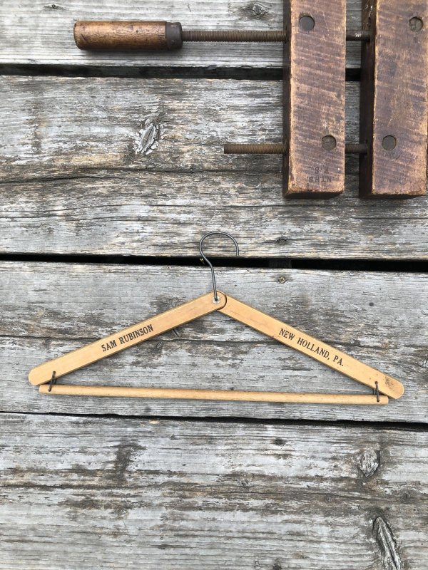 画像6: Vintage USA Advertising Wood Hanger SAM RUBINSON (A594)