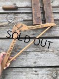 Vintage USA Advertising Wood Hanger Phil Schwartz (A583)