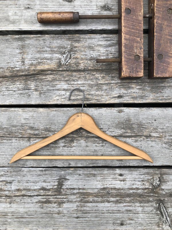 画像6: Vintage USA Advertising Wood Hanger HAMBURGER & SON (A582)