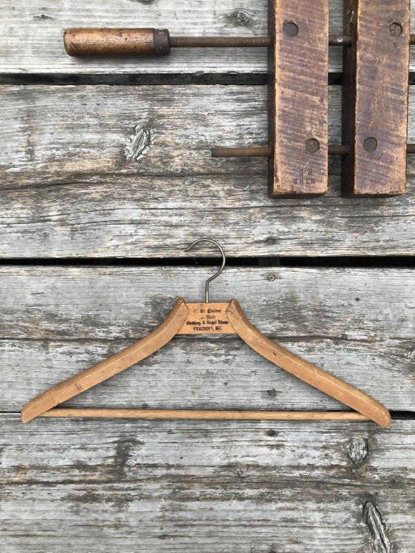 画像6: Vintage USA Advertising Wood Hanger C.D.Paine & Son (A593)
