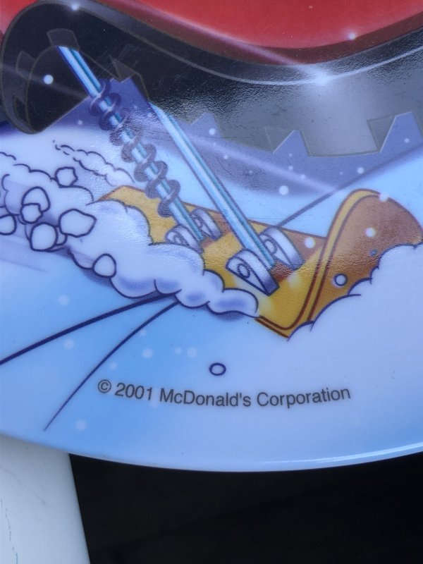 画像2: Vintage McDonalds Plastic Plate 2001 (A599)