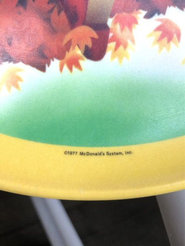 画像5: Vintage McDonalds Plastic Plate 1977 (A604)