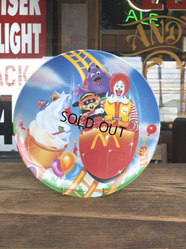 画像1: Vintage McDonalds Plastic Plate 1993 (A603)
