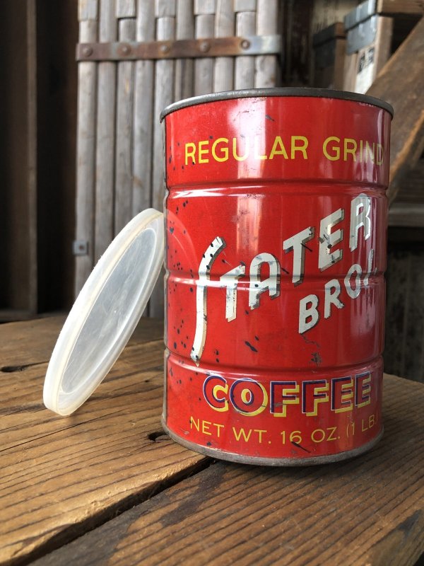 画像4: Vintage Coffee Tin STATER BROS. (A611)
