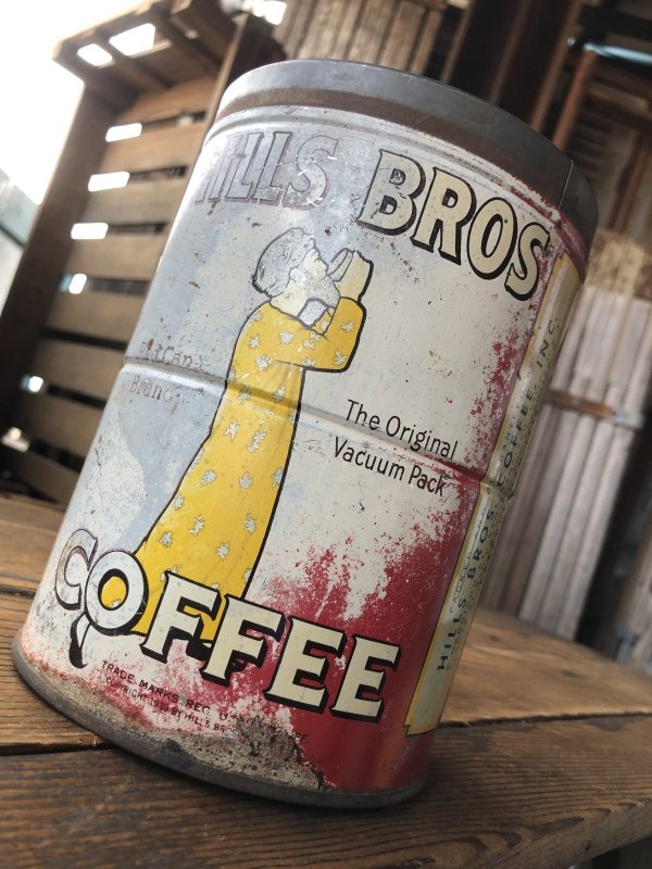 画像4: Vintage Coffee Tin HILLS BROS (A621)
