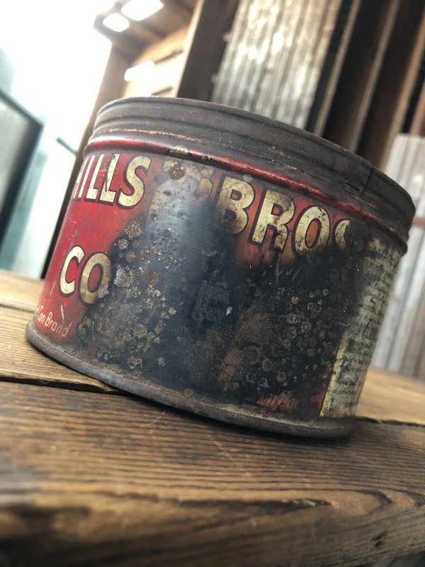 画像4: Vintage Coffee Tin HILLS BROS (A619)