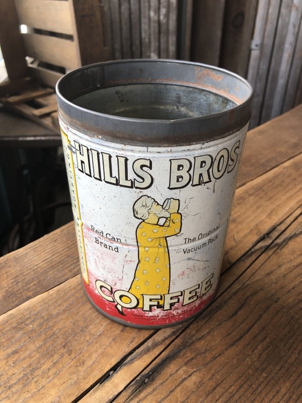 画像2: Vintage Coffee Tin HILLS BROS (A621)