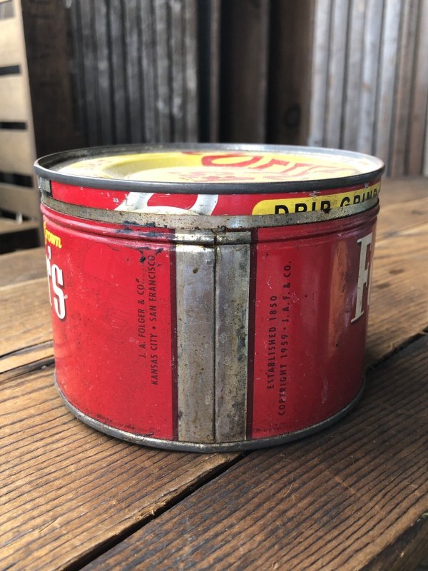 画像3: Vintage Coffee Tin Folger's (A608)