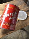画像1: Vintage Coffee Tin STATER BROS. (A611) (1)