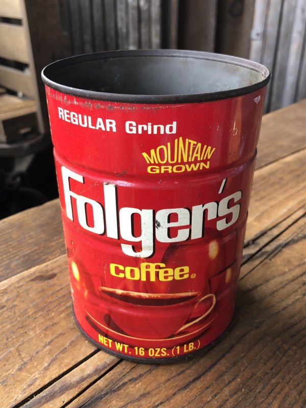 画像2: Vintage Coffee Tin Folger's (A607)