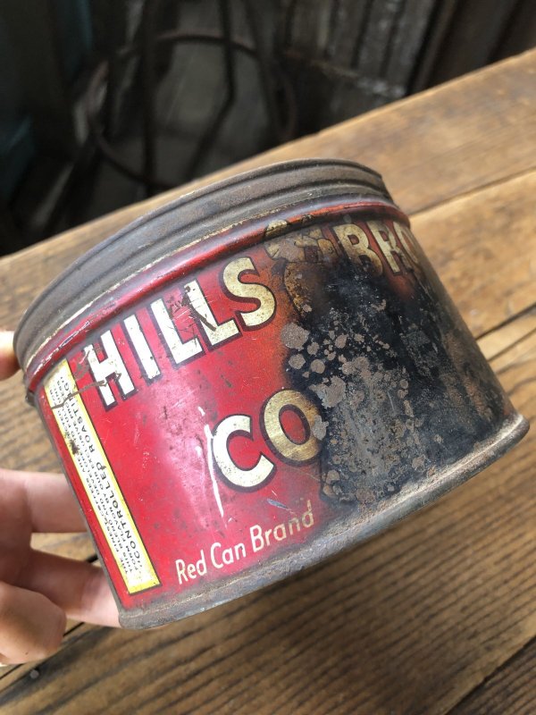 画像7: Vintage Coffee Tin HILLS BROS (A619)