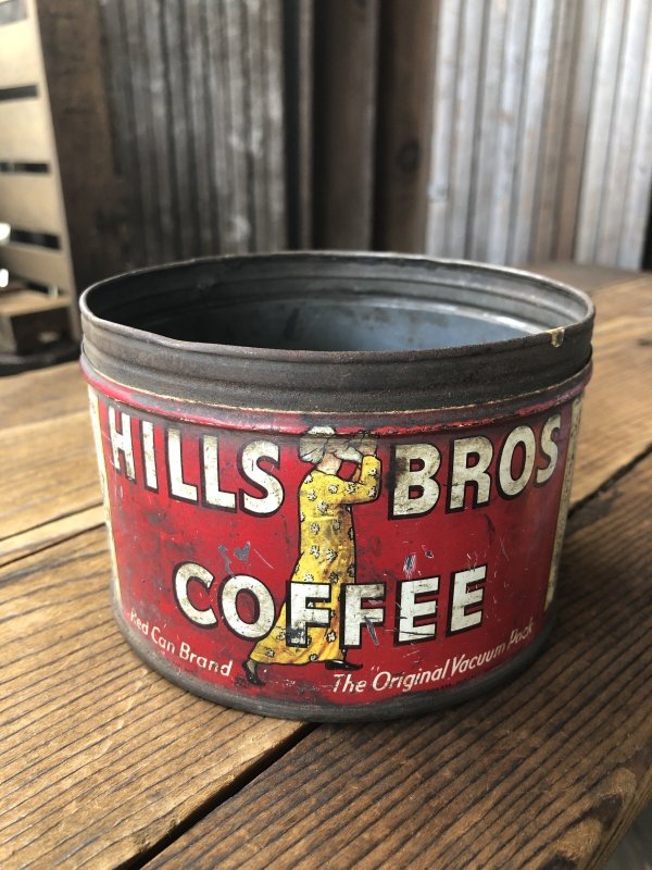 画像2: Vintage Coffee Tin HILLS BROS (A619)