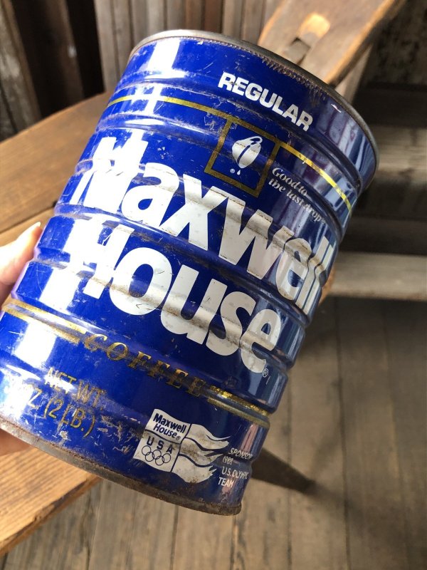 画像1: Vintage Coffee Tin Maxwell House (A606)
