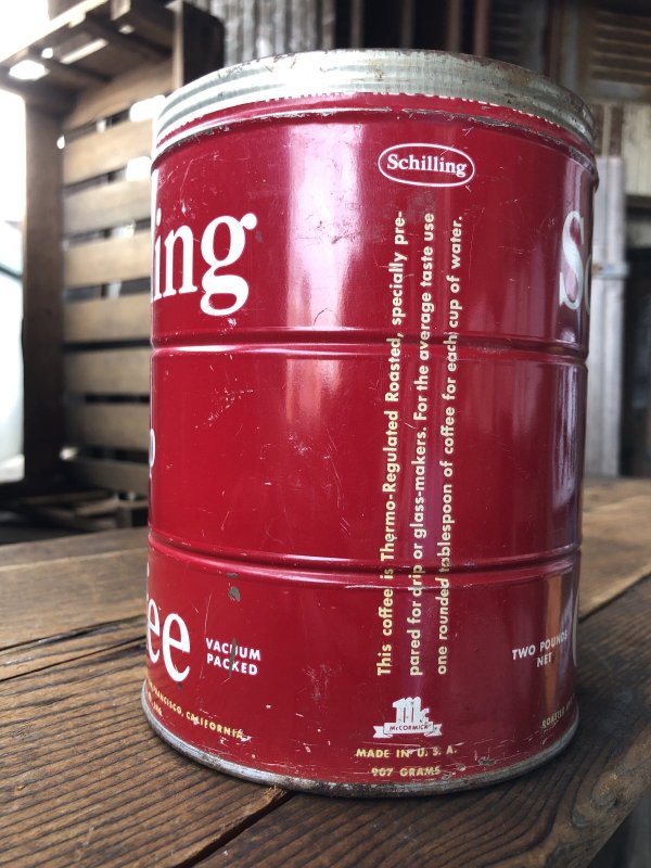 画像3: Vintage Coffee Tin Schilling (A615)