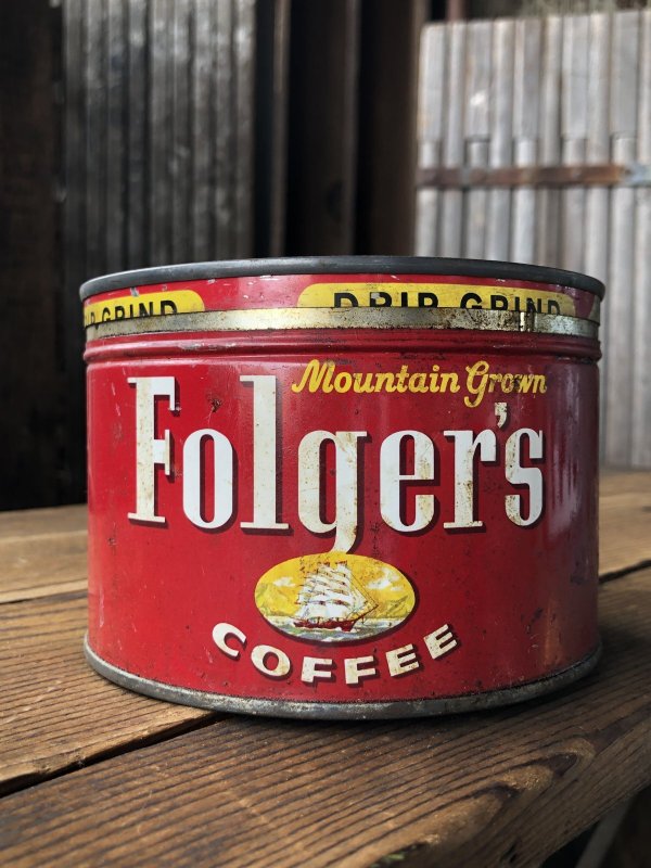 画像4: Vintage Coffee Tin Folger's (A608)