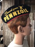 画像4: Vintage Pennzoil Z Lube Service Station Attendant Cap (A625) (4)