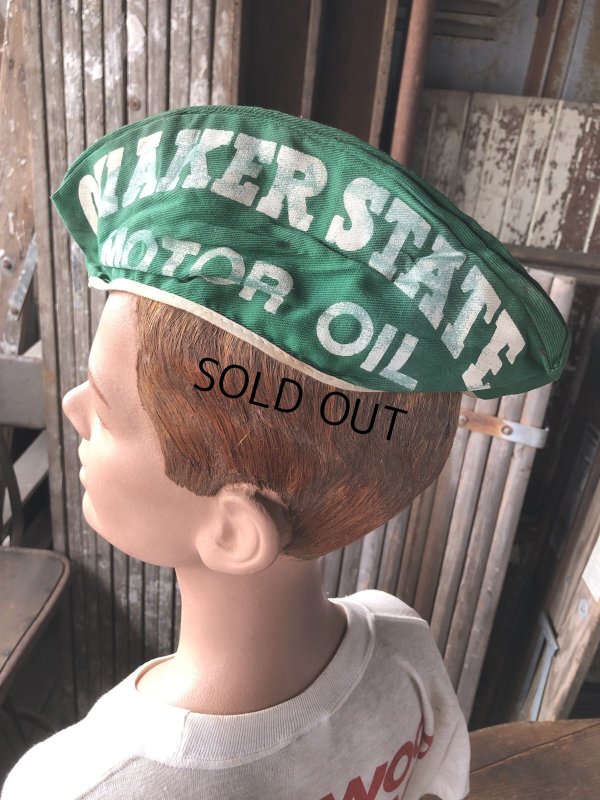 画像5: Vintage QUAKER STATE Service Station Attendant Cap (A624)
