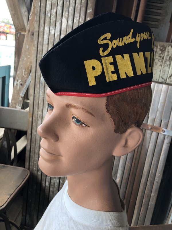 画像2: Vintage Pennzoil Z Lube Service Station Attendant Cap (A625)