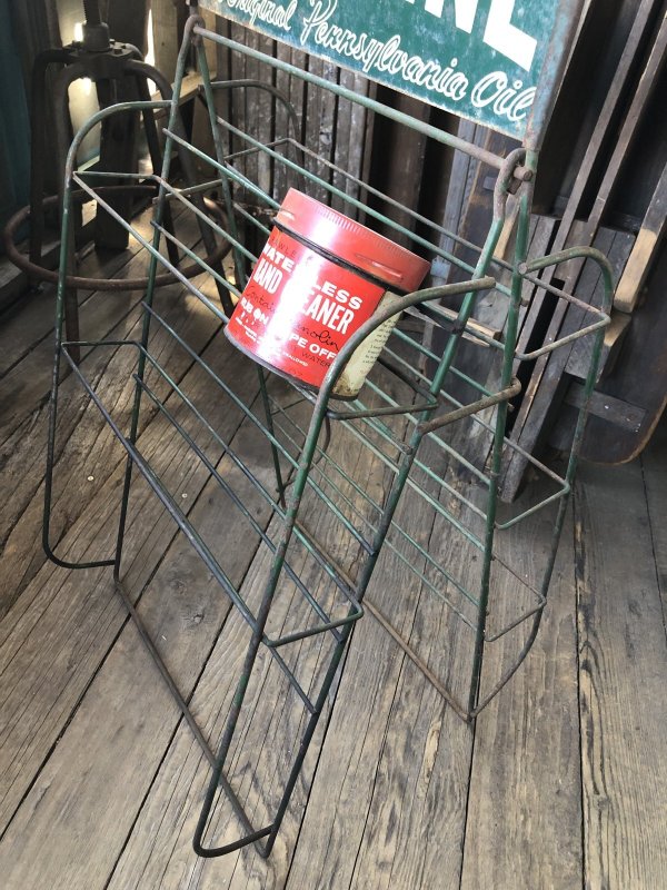 画像3: 40s Vintage Valvoline Motor Oil Can Store Display Rack HTF!! (A627) 