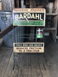 画像2: RARE! 40s Vintage BARDAHL Motor Oil Additive Can Store Display Rack HTF!! (A628)  (2)