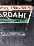 画像10: RARE! 40s Vintage BARDAHL Motor Oil Additive Can Store Display Rack HTF!! (A628)  (10)