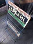 画像8: RARE! 40s Vintage BARDAHL Motor Oil Additive Can Store Display Rack HTF!! (A628)  (8)