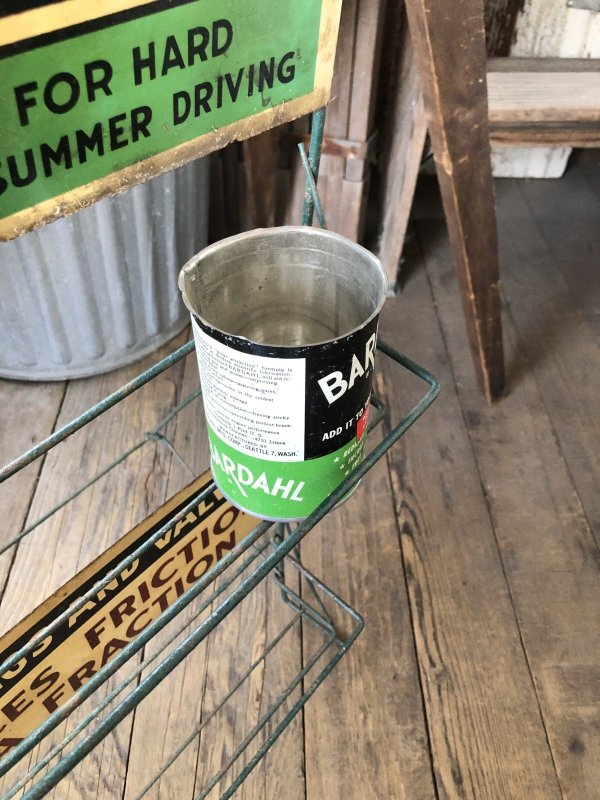 画像3: RARE! 40s Vintage BARDAHL Motor Oil Additive Can Store Display Rack HTF!! (A628) 