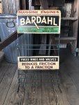 画像1: RARE! 40s Vintage BARDAHL Motor Oil Additive Can Store Display Rack HTF!! (A628)  (1)