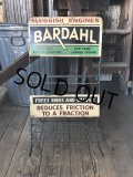 RARE! 40s Vintage BARDAHL Motor Oil Additive Can Store Display Rack HTF!! (A628) 